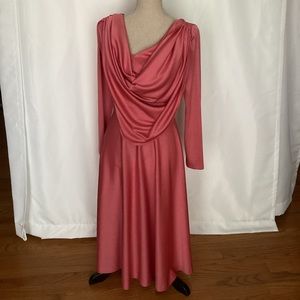 Vintage silk pink dress